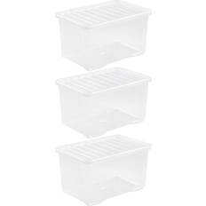 Rectangular Storage Boxes Wham Crystal Storage Box 60L