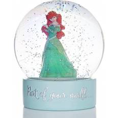 Glass Figurines Disney Princess Ariel Snow Figurine 14.5cm 2pcs