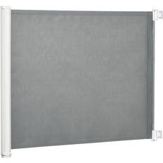 Pawhut Retractable Pet Safety Gate 115cm Grey