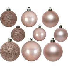 Decoris Baubles Blush Pink Christmas Tree Ornament 6cm 30pcs