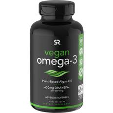 Algae omega 3 Sports Research Vegan Omega-3, 60 Veggie Softgels