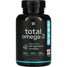 Vitamins & Supplements Sports Research Total Omega-3, 120 Softgels 120 pcs