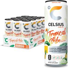 Celsius Sparkling Tropical Vibe 355ml 12 pcs