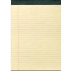 Yellow Paper Roaring Spring Paper Products Recycled Legal Pad, 8.5" x 11.75" 40 Sheets/Pad, Canary (74712) Yellow