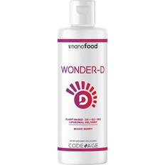 Liposomal b12 Codeage Nanofood Liposomal Wonder-D Plant-Based D3 K2 B12 Mixed Berry 7.6 fl oz