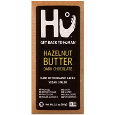 Hazelnut Bars Hu, Hazelnut Butter Dark Chocolate, 2.1 oz (60 g)