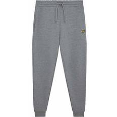 Lyle & Scott Bukser & Shorts Lyle & Scott Slim Sweatpant - Mid Grey Marl