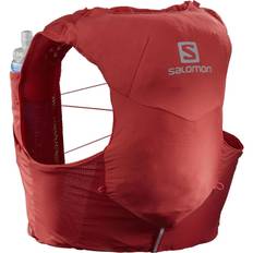 Polyamide Sacs à Dos de Course Salomon Sac d'hydratation adv skin 5 avec flasques rouge Taille XS Couleur GOJI BERRY