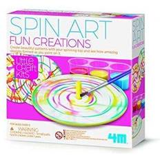 Mønster Med Snurretop Spin Art