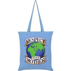 Grindstore Respect Your Mother Earth Tote Bag Bleu