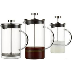 French Press-Kannen Ritzenhoff & Breker Rio 0.8 l Kaffeebereiter Transparent Silber Schwarz