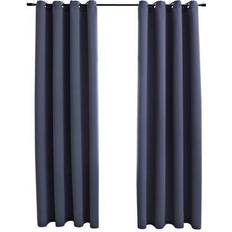 Cortinas vidaXL Blackout 140x175cm