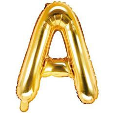 A Bogstavballoner PartyDeco Letter Balloons A 35cm Gold