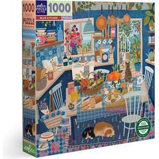 Jigsaw Puzzles Eeboo Blue Kitchen 1000 Pieces