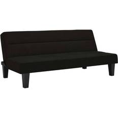 Svarta Sofföverdrag DHP Furniture Kebo Futon Sofföverdrag Svart, Röd, Blå, Grå, Brun (81.3x175.3cm)
