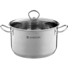 Measuring Scale Other Pots Ambition Acero with lid 4.9 L 22 cm