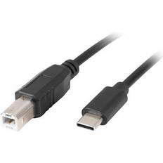 Usb b usb c 3m Lanberg USB C-USB B 2.0 0.3m