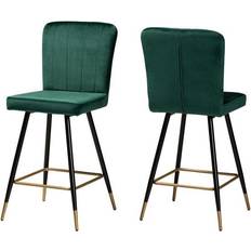 Baxton Studio Preston Bar Stool 106.9cm 2pcs