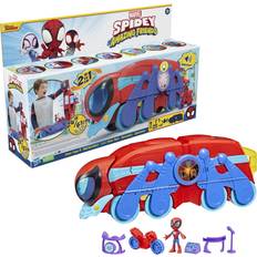 Spidey friends Hasbro Marvel Spidey & His Amazing Friends Spider Crawl R 2 in 1 Headquarters Playset