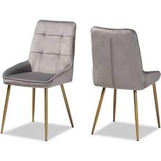 Baxton Studio Gavino Kitchen Chair 37.2" 2pcs