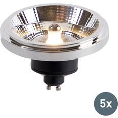 Ar111 gu10 Luedd Sæt med 5 LED-lamper AR111 GU10 12W 3000K