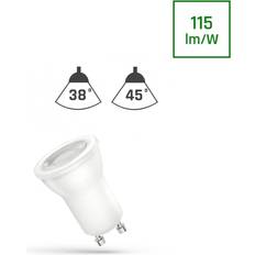 Leuchtmittel Mini 4W LED spot Ø35mm, 230V, mini MR11 GU10 Varmvit