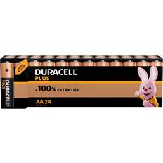 Duracell aa batteri Duracell Plus MN1500 AA Batteri 24st