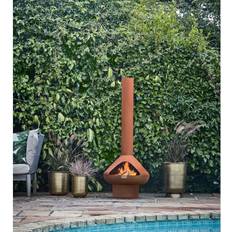 Or Cheminées Ivyline Outdoor Fornax Fireplace Rust