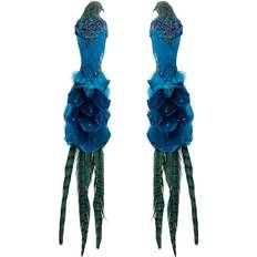 Bloomingville Payton Deco Bird, Blå, Fjer Dekorationsfigur