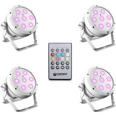 Cameo ROOT PAR 4 WH SET 1 LED-PAR-projektør Antal LEDer: 7 4 W Hvid