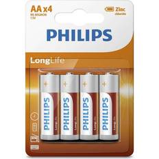 Philips 4 Pack AA Size Batteries