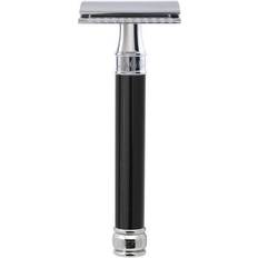 Accessori per la rasatura Edwin Jagger DE Razor Black DE86 Long Handle