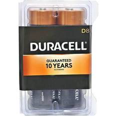 Batteries & Chargers Duracell CopperTop Alkaline Batteries, D, 8/PK