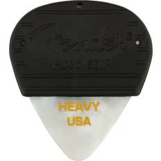 Picks Fender Mojo Grip Celluloid Guitar Picks Heavy White Moto 3pk