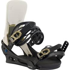 White Snowboard Bindings Burton Cartel X 2023