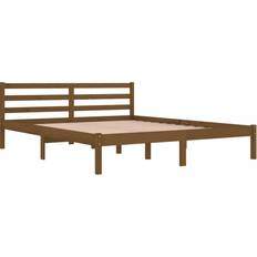 Bed 160x200 vidaXL Bed Frame Solid Pine 21cm Sengeramme 160x200cm