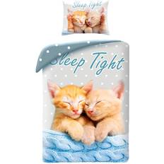 Blauw Stoffen MCU Kittens Bedding