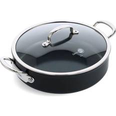 Acier inoxydable Sauteuses GreenPan Barcelona Pro avec couvercle 30 cm