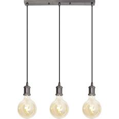 WiZ 3-Way Bar Black/Chrome/Silver Pendant Lamp ∅ 4.6cm