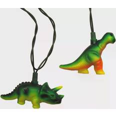 Kurt Adler T-Rex & Stegosaurus String Light 10 Lamps