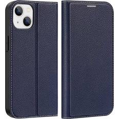 Apple iPhone 13 - Brun - Silikone Covers med kortholder Dux ducis Skin X2 Series Wallet Case for iPhone 14/13