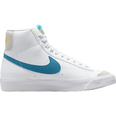 Nike Blazer Mid '77 GS - White/Yellow Ochre/Light Bone/Laser Blue