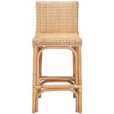 Rattan Bar Stools Baxton Studio Athena Bar Stool 37"