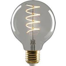 Lyskilder e3light e3light Vintage Globe Ø80 mm LED, 4W, E27, dæmpbar, røgfarvet