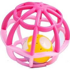 Pink ball shining rattle