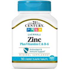 21st Century Zinc Vitamin C and Vitamin B-6 90 Tablets