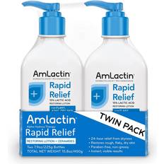 AmLactin Kroppsvård AmLactin Rapid Relief Restoring Lotion Ceramides Tvillingförpackning 2 in 9 ounce Bottles