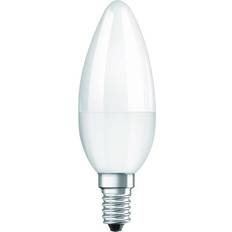 Osram led kertepære e14 Osram mat E14 klar LED kertepære 4,9W