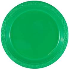 Jam Paper Disposable Plates Party Green 20-pack