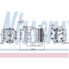 Volkswagen Nissens Compressor, air conditioning 89061